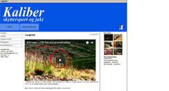 Desktop Screenshot of kaliber.cc